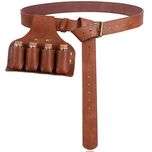 中世纪炼金师服装腰包配饰 角色扮演用品 炼金师奇幻魔法药水