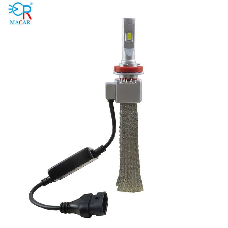 新款铜带汽车led大灯超亮led车灯H11led灯泡9005前照灯12V24Vled