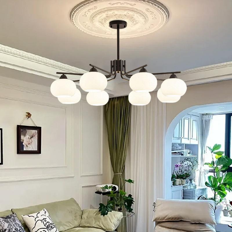 柿子吊灯意式极简设计感玻璃灯北欧轻奢创意艺术简约时尚客厅主灯