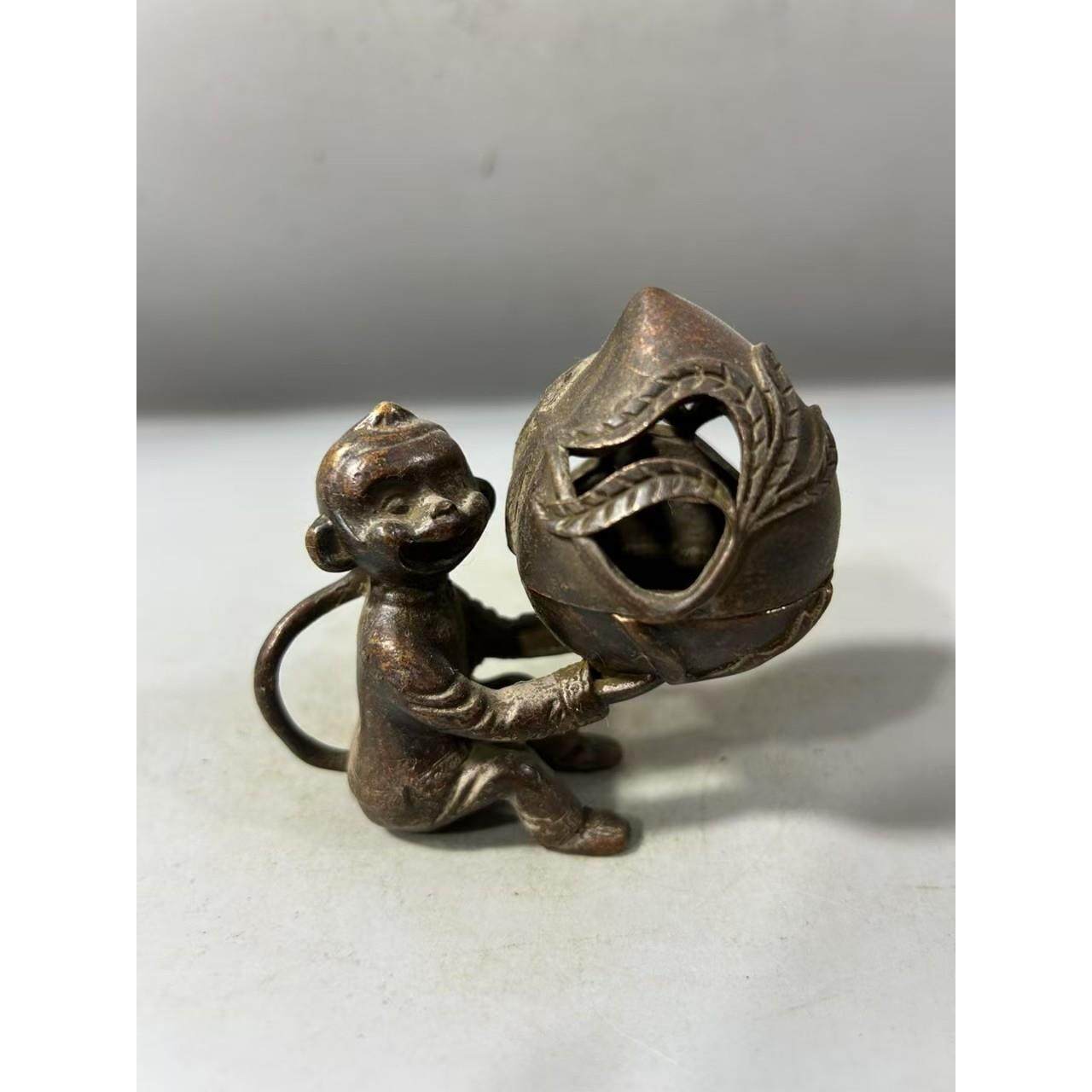 复古灵猴献桃家用室内装饰炉桌面铜器摆件生肖猴桌面装饰居家装饰,农机/农具/农膜,播种栽苗器/地膜机,淘宝优惠券,粉丝福利购,淘宝优惠卷