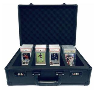 铝合金卡牌箱多功能卡片箱PSA评级卡运动卡砖收纳盒卡箱厂家