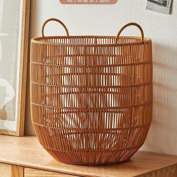 仿藤编防水脏衣篮脏衣服收纳筐卧室脏衣筐浴室脏衣篓洗衣篮,农机/农具/农膜,播种栽苗器/地膜机,淘宝优惠券,粉丝福利购,淘宝优惠卷