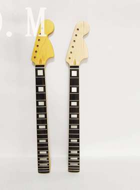 ST21品哑光大头黄色原木色玫瑰木指板方块音点电吉他琴颈吉他琴头
