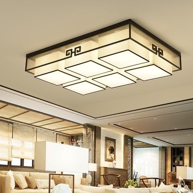 新中式吸顶灯2024新款客厅灯中国风复古茶室卧室餐吊灯具yml