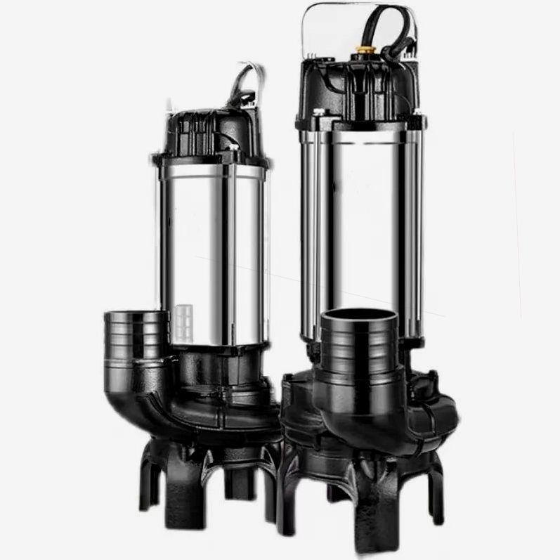 家用切割式污水泵抽粪泥浆泵排污泵家用220V吸污泵化粪池潜水