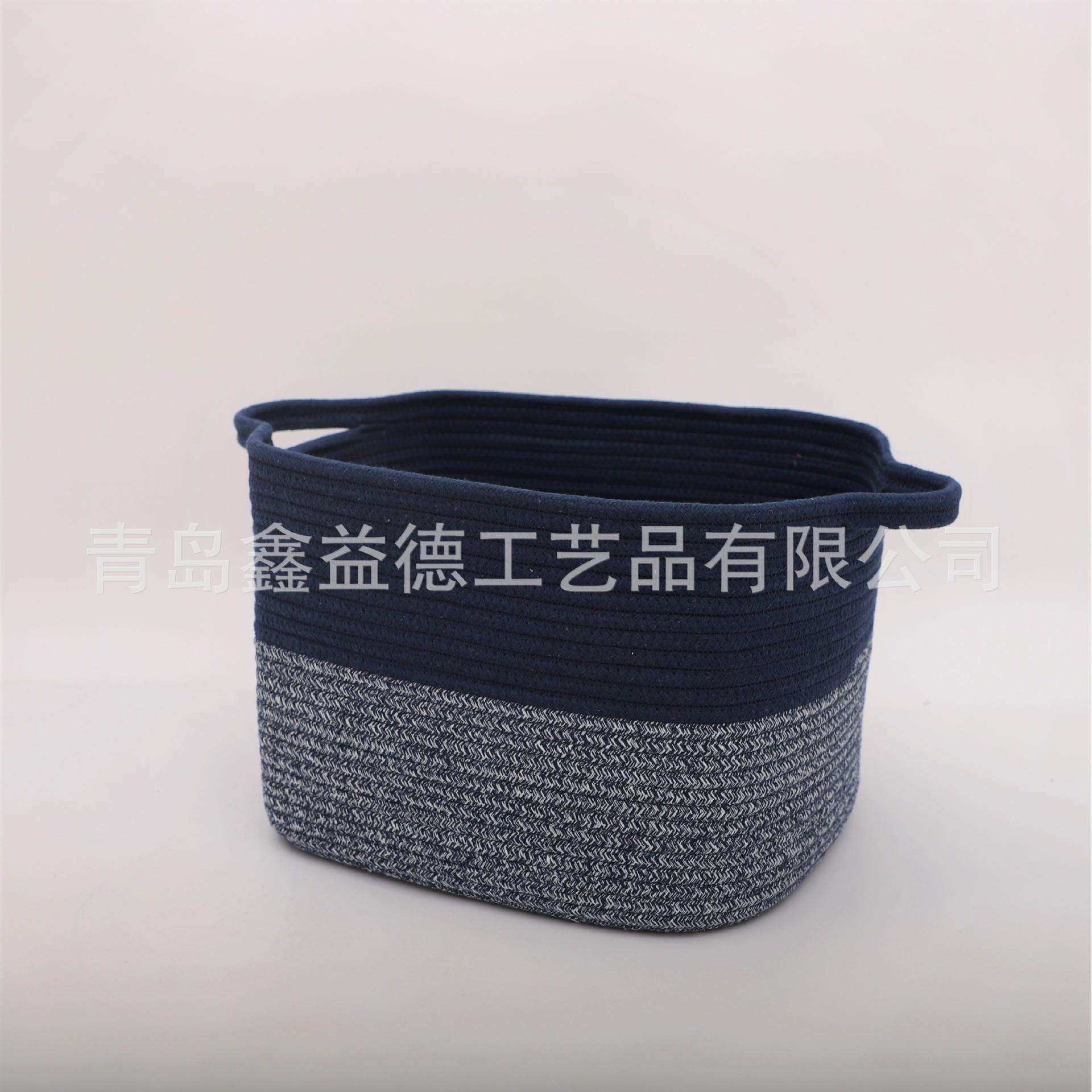 可折叠脏衣篮棉绳收纳筐脏衣篓子编织篮方形椭圆过度色出口亚马逊,农机/农具/农膜,播种栽苗器/地膜机,淘宝优惠券,粉丝福利购,淘宝优惠卷