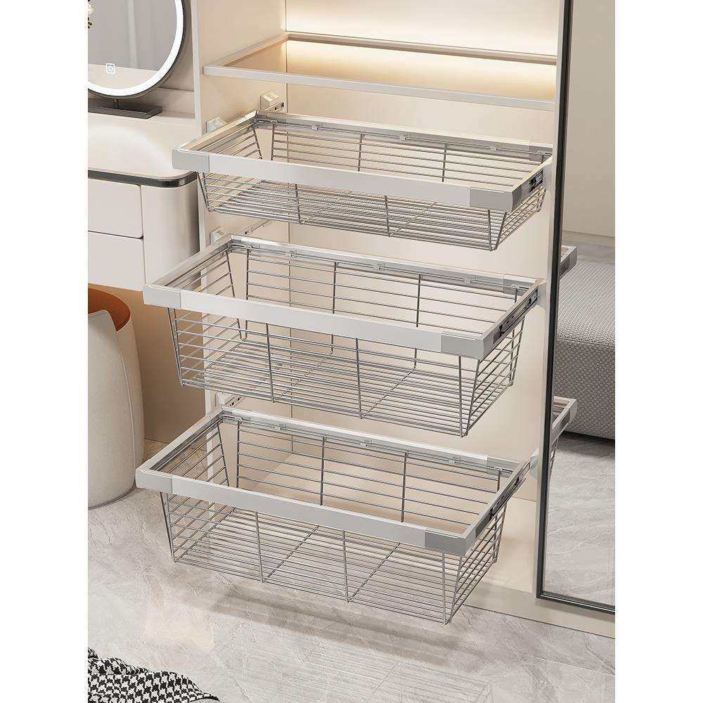 衣柜拉篮抽屉式伸缩裤架内置家用衣帽间收纳分层网篮裤抽金属配件,农机/农具/农膜,播种栽苗器/地膜机,淘宝优惠券,粉丝福利购,淘宝优惠卷