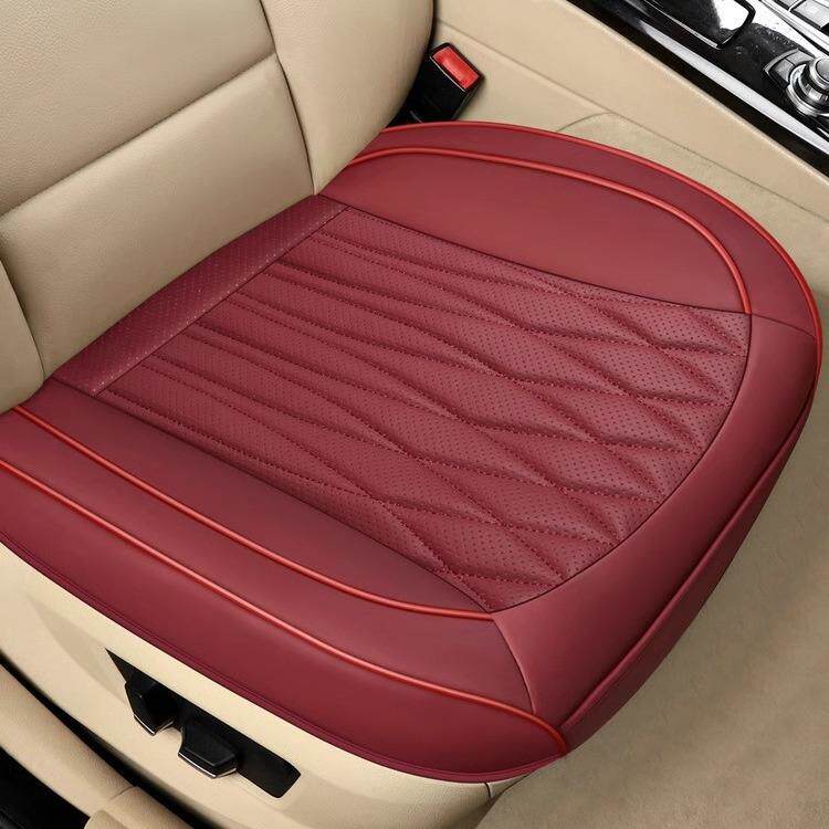 厂家跨境汽车透气打孔皮四季通用坐垫车用主副驾驶防滑耐磨座垫
