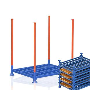 高胜厂家仓储堆高货架 布料冷库专用巧固架 圆管插管式堆垛架