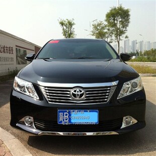 121314款七 7代凯美瑞前杠饰条车身改装配件后备箱后杠外观加亮片