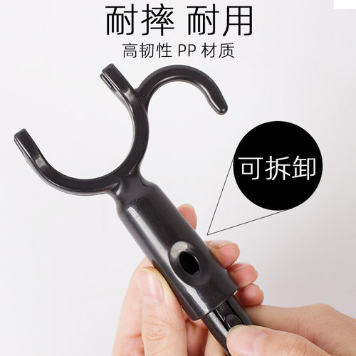 撑衣杆家用晾衣杆丫叉可伸缩大叉头宿舍加长挑挂取晒阳台衣叉杆子