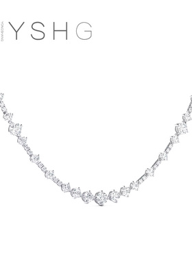 白鹿同款项链 灵动锆石耳钉轻奢高级感锁骨链女小众设计精致百搭