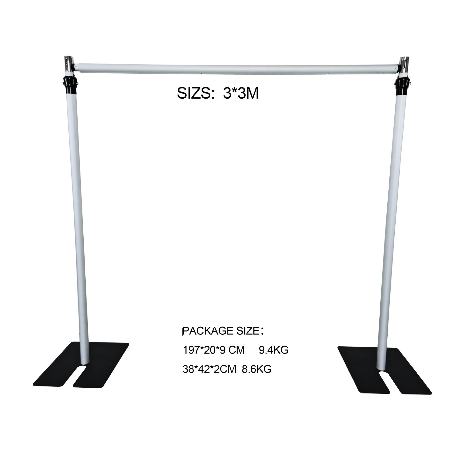 纱幔架铝合金婚庆花墙帷幕架子仿真花伸缩背景架pipeanddrape