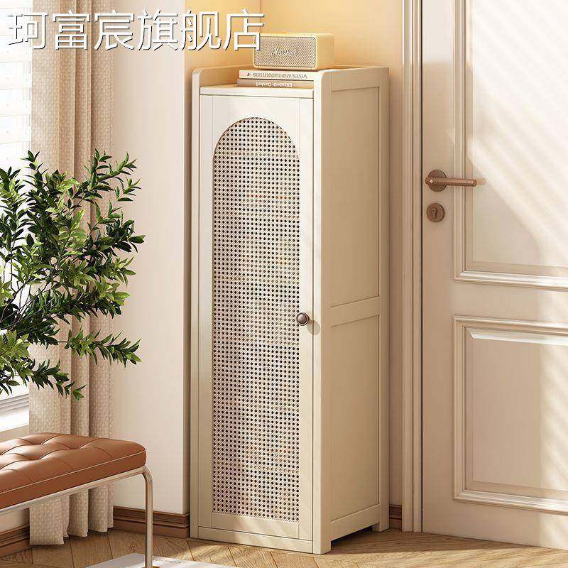 珂富宸入户门鞋柜家用进门口楼道外面长30cm宽迷你小户型小尺寸窄鞋架子摆件饰品床笠拉车