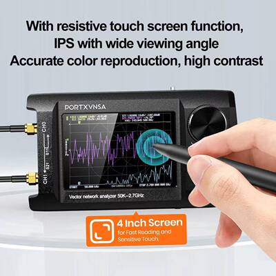 升级版天线分析仪 4英寸IPS LCD 显示屏 50KHz2.7GHz NanoVNA-H4