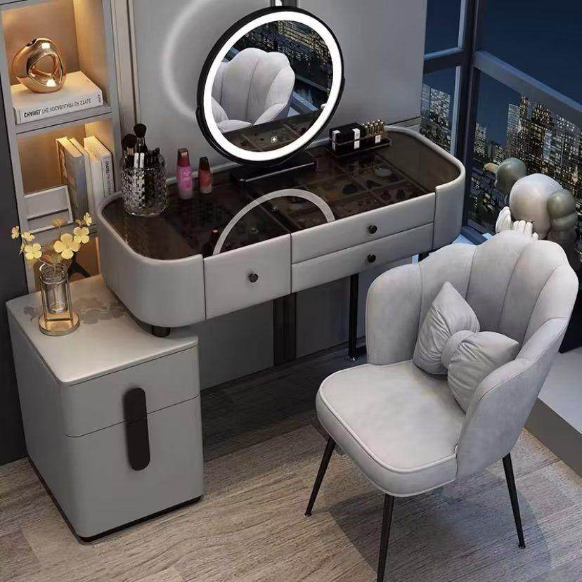 北欧风高级一体收纳柜奶油ins轻奢卧室梳妆台网红化妆桌现代简约,玩具/童车/益智/积木/模型,其它,淘宝优惠券,粉丝福利购,淘宝优惠卷