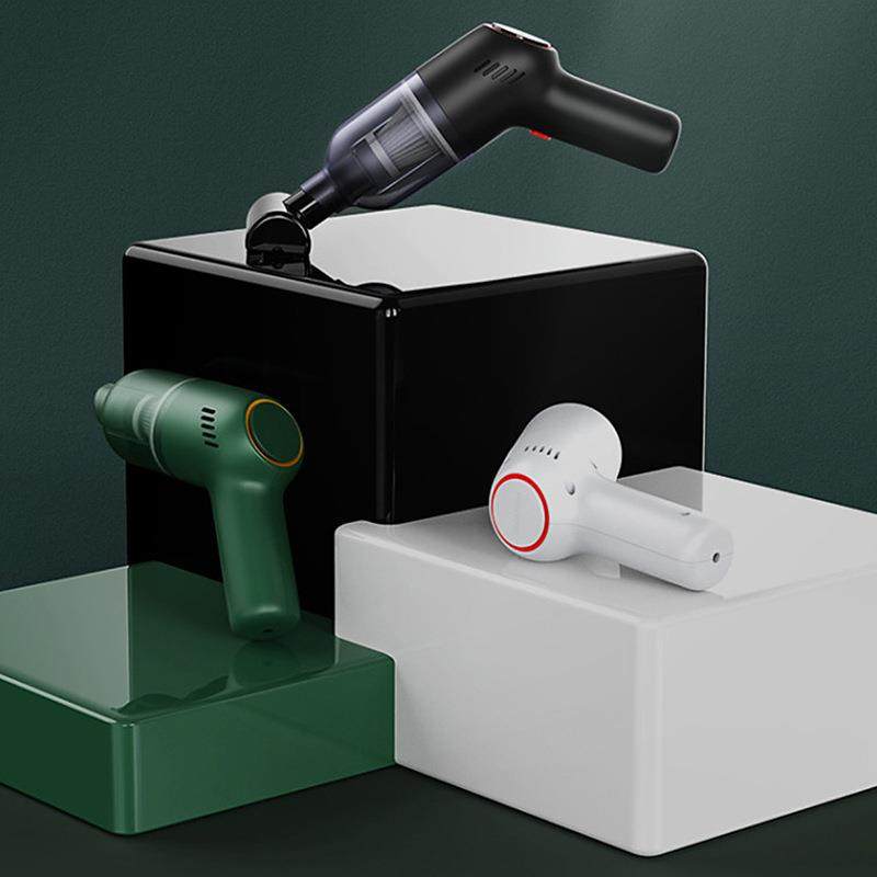 无线充电车载吸尘器汽车用大吸力手持除螨宠物猫狗毛发吸尘器家用