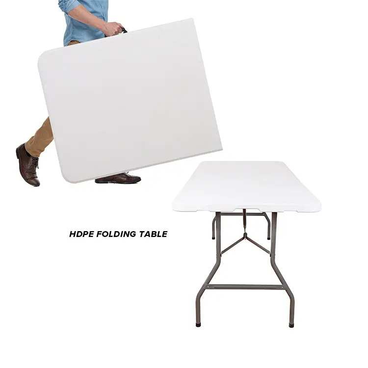 厂家直销塑料长方桌休闲户外专用桌子沙滩桌子塑料大排挡桌子