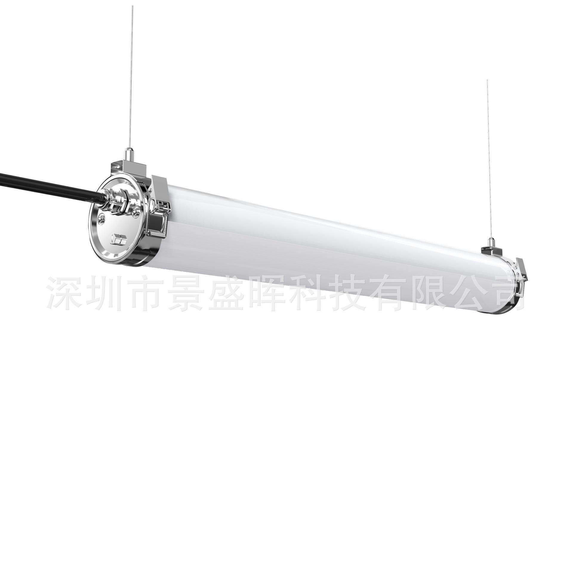 IP69K IK10 PC挤塑外壳 圆管状三防灯 高光效直径70mm 50W IP69K