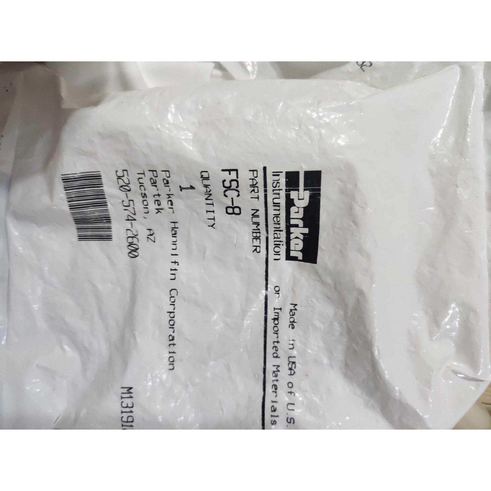 进口Parker/PFA 直通接头1/2 FSC-8