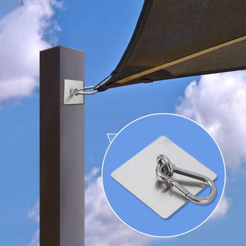 吊钩挂钩环形户外水泥墙面晾衣绳固定天花板免打孔不锈钢粘钩