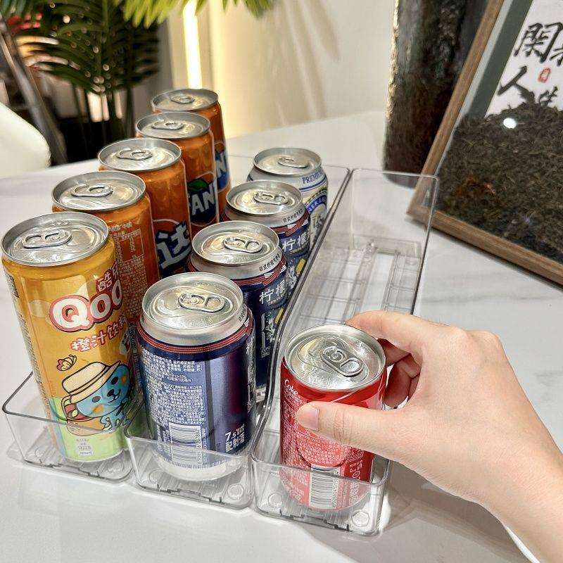 G4A冰箱饮料啤酒推进器家用深柜冷藏冷冻收纳盒便利店超市易拉罐