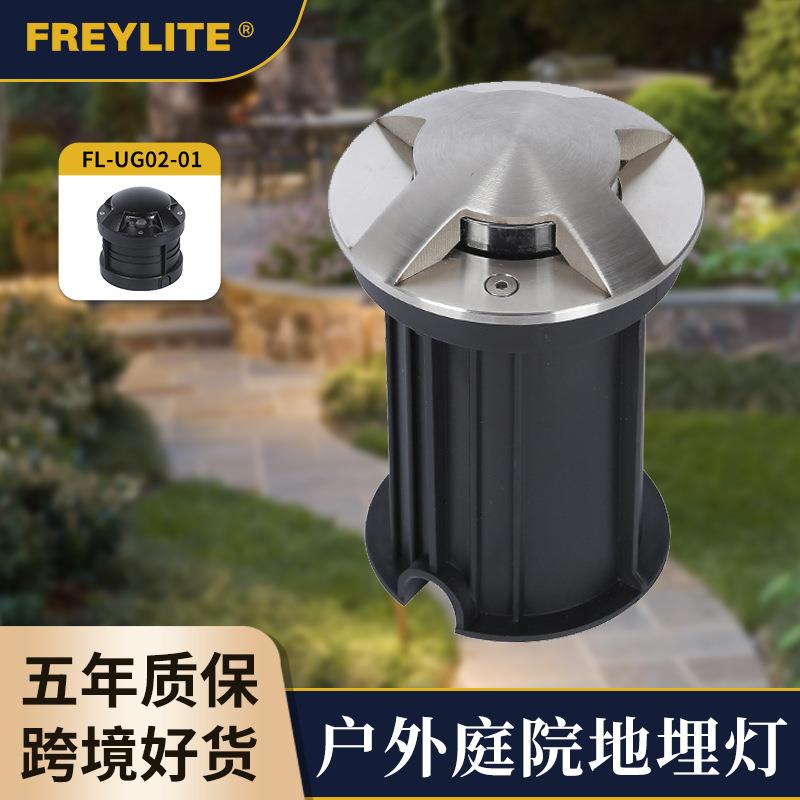 户外庭院led地埋灯3W9W 室外防水不锈钢庭院走廊过道圆形埋地灯