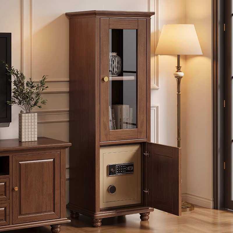 实木电视边柜客厅家用隐藏式防盗保险柜小型储物柜保险箱一体书柜,模玩/动漫/周边/娃圈三坑/桌游,模型制作工具/辅料耗材,淘宝优惠券,粉丝福利购,淘宝优惠卷