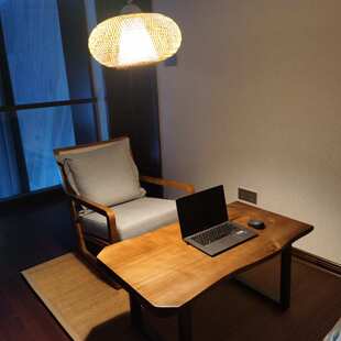 美式工业风实木小茶几侘寂风客厅阳台家用功夫茶台乡村风复古桌子