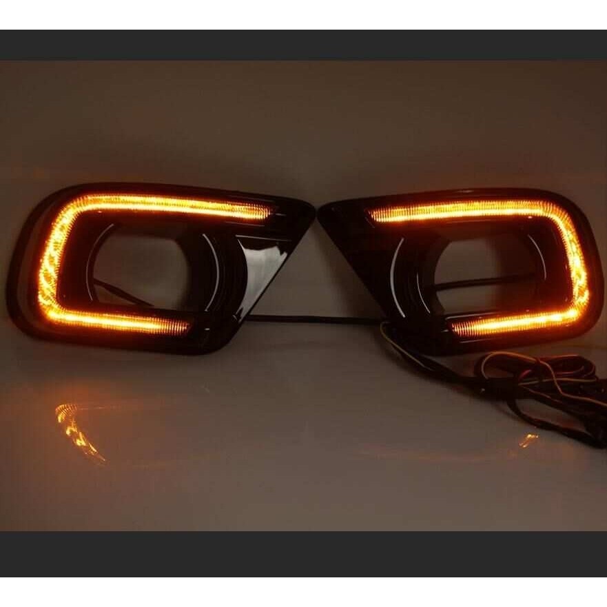 适用于15-16款道奇酷威LED日行灯 专用LED日间行车灯  