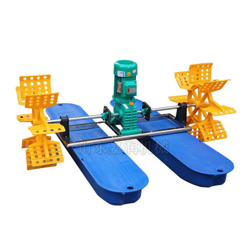 水塘电动增氧机 水车式气泡增氧机 6轮多功能增氧机