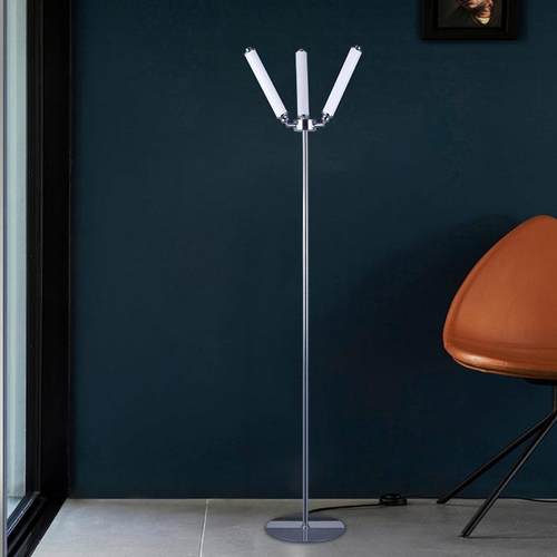 跨境现货三头RGB落地灯 现代简约客厅沙发旁卧室全彩氛围落地灯具