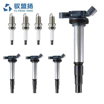 点火线圈90919-02258火花塞ILKAR7B11适用于丰田高压包UF596+4912