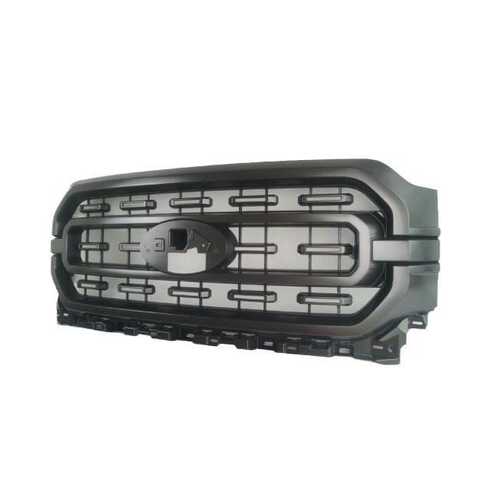 适用福特猛禽2021款F150黑色皮纹基本款中网ML3Z8200AA