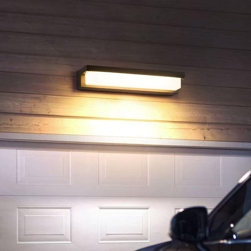 门头太阳能户外庭院壁灯别墅院子墙壁入户大门灯防水外墙灯