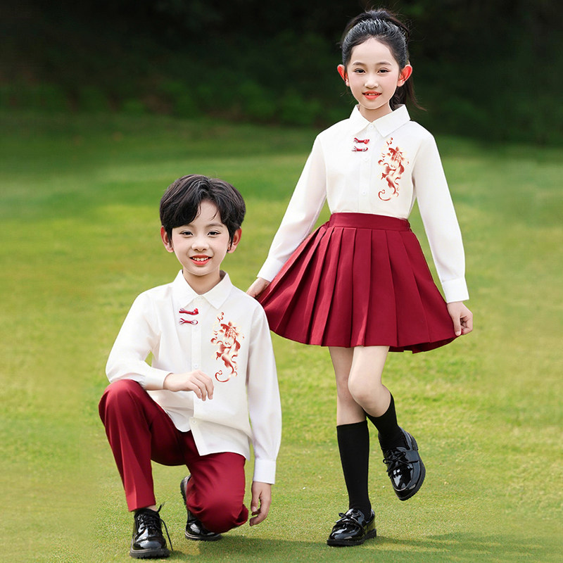 Ů������䡾�� 110 ��ͯ�����ݳ��������ɫ�ϳ���װ�˶����׶�԰������Сѧ�����ݷ�