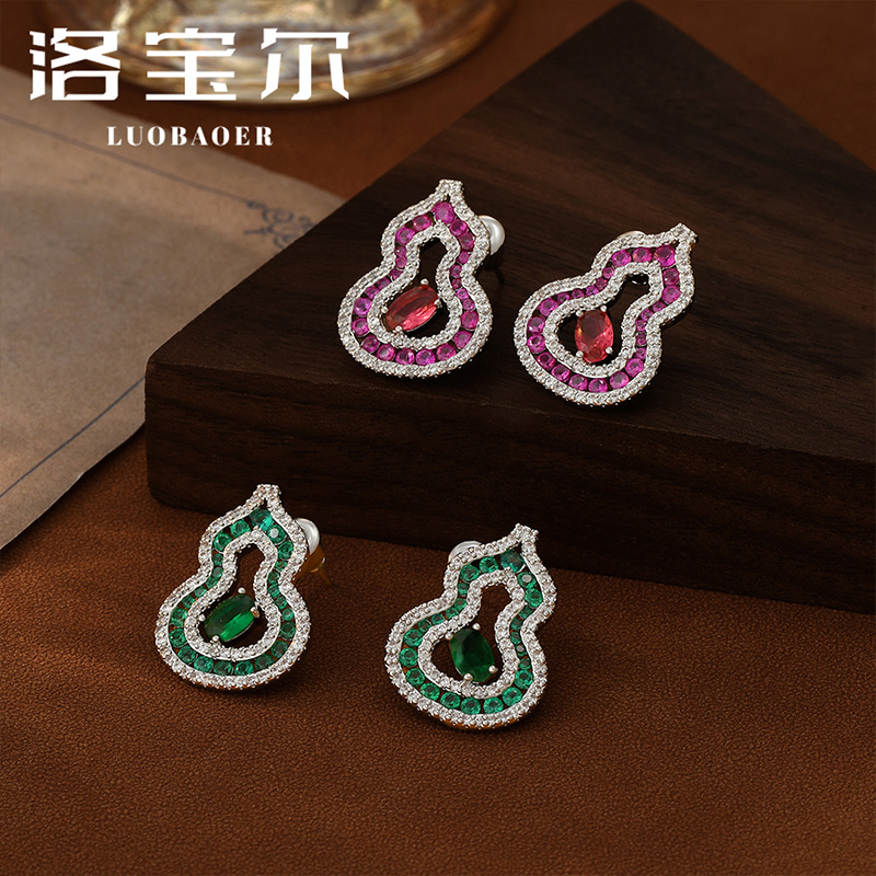 洛宝尔铜合金日韩风女耳钉