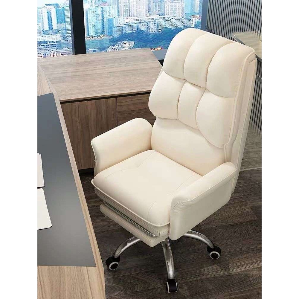 基兰老板椅可躺办公椅按摩大班椅舒适久坐电脑椅家用转椅大班椅子