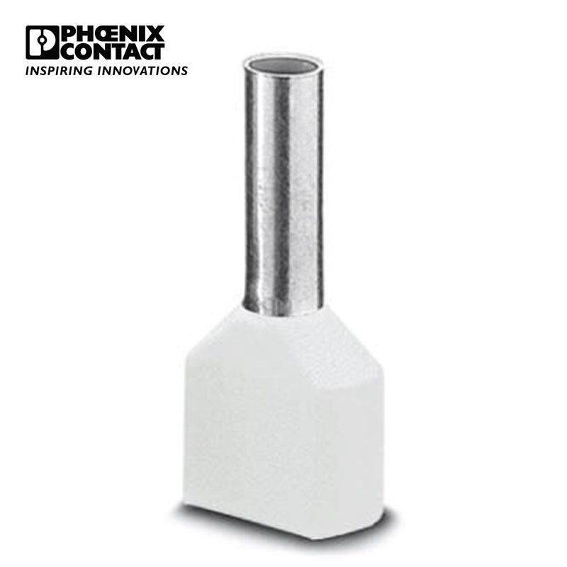 菲尼克斯端子 附件 堵头 冷压头-AI-TWIN 2X 0,5 -8WH - 3200933