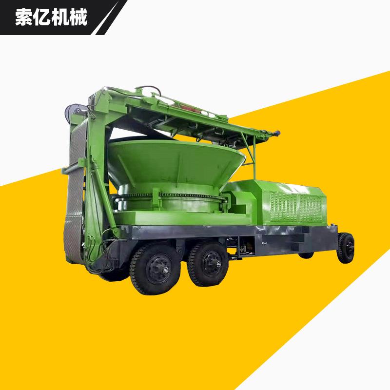 圆盘式树根木桩破碎机 移动型废旧木材圆木破碎机 建筑模板破碎机