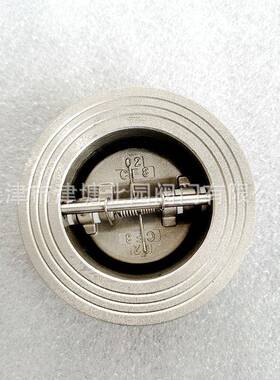 不锈钢止回阀DH77X-16P双瓣单向止回阀蝶阀厂家供应304止回阀