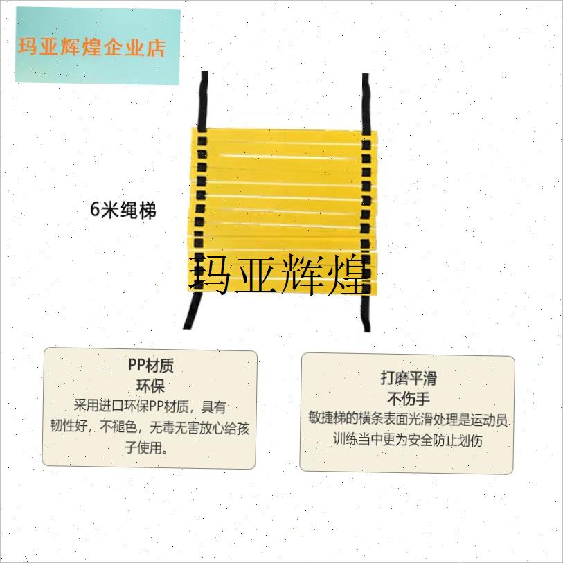 网球l训练器器材标志盘/6米绳梯/训练跳绳/雪糕桶18cm,