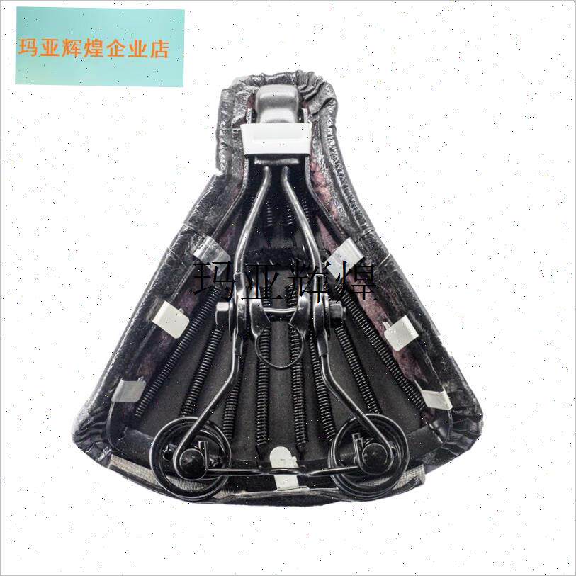 老式自行车坐垫i28加厚加重加厚弹簧三弹簧防水坐垫座椅袋马鞍,
