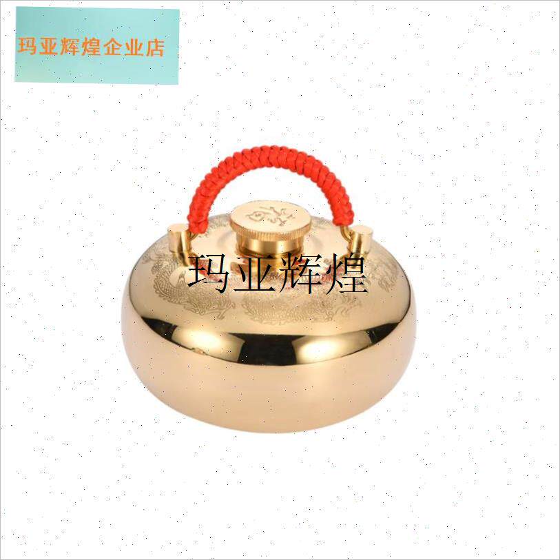 忆旧汤婆子纯铜加厚热水袋老式暖水袋复古风暖R手宝炉国风生日礼,