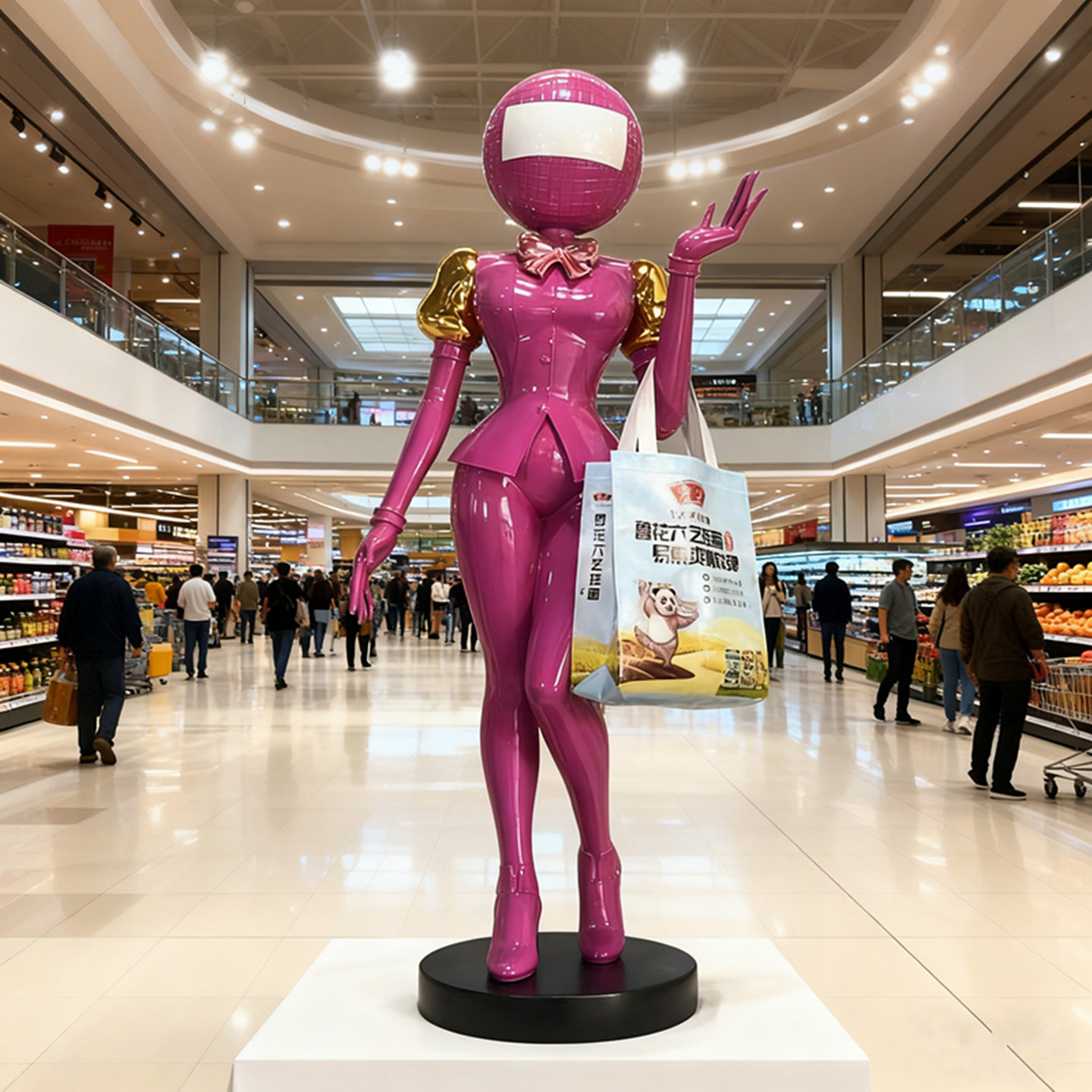 厦门双杰工贸有限公司创意树脂雕塑摆件抽象人物头像家居装饰品