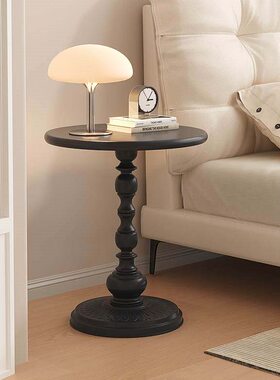 替代黑色铁艺床头柜简易窄边现代简约床头置物架小型轻奢创意卧室