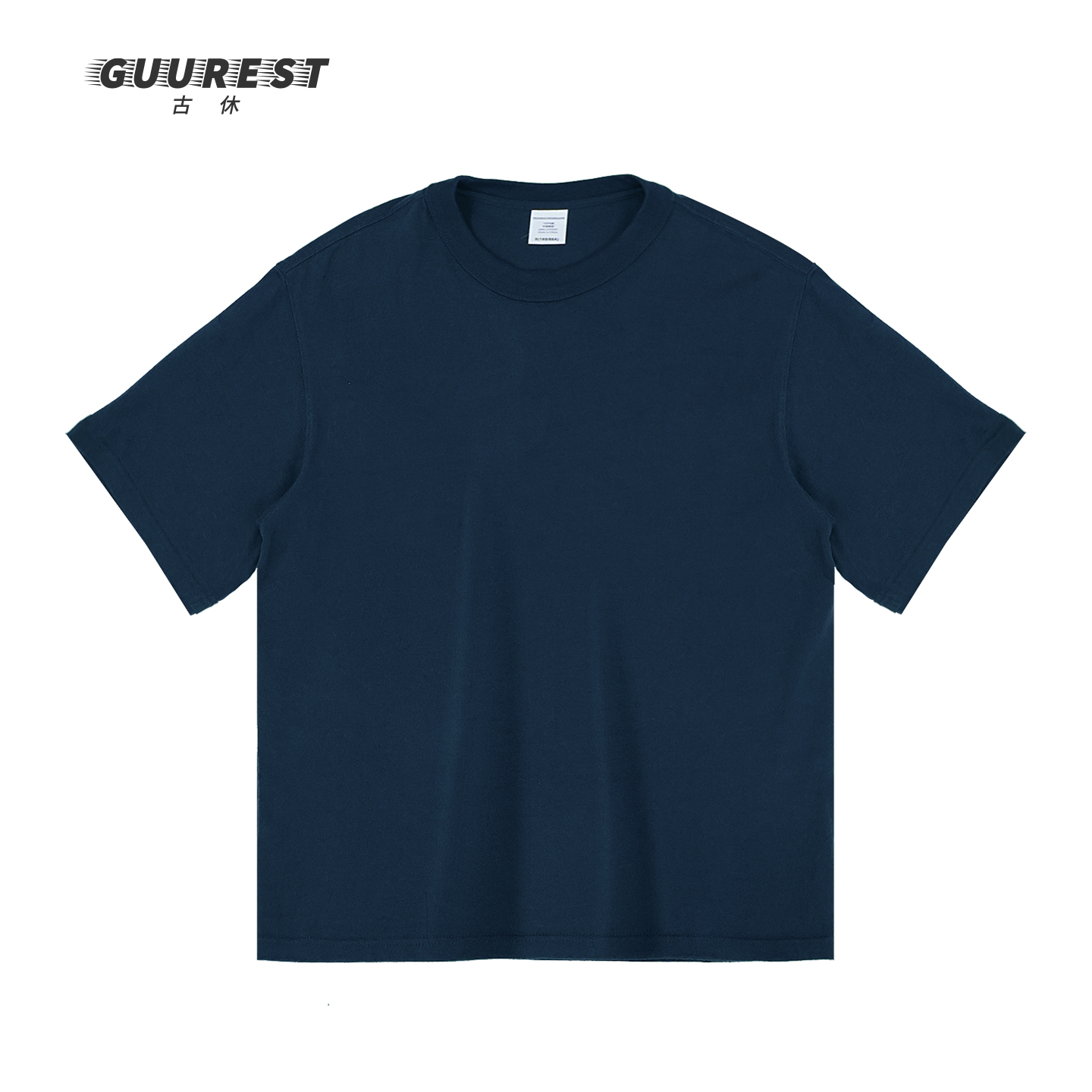 【古休GuuRest】美式复古300g重磅纯棉T恤男士短袖宽松透气百搭