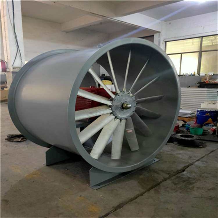 机翼型轴流风机管道加压送风机JSF-GA-710/4Kw /25000m3/h 330pa