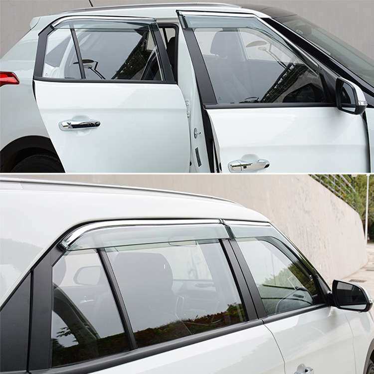 适用于2013 OPEL MOKKA 晴雨挡 不锈钢雨眉 装饰遮雨档