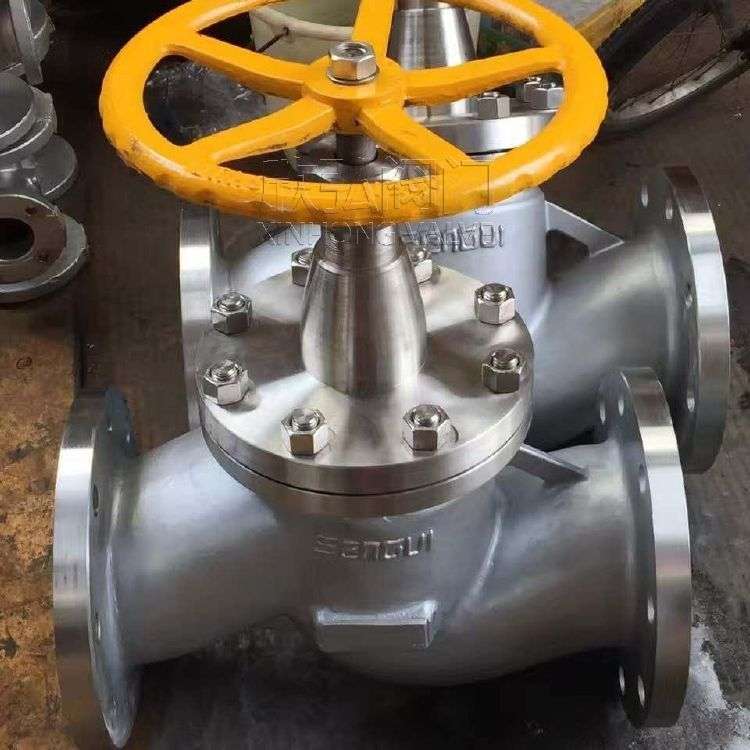 J44B角式氨用截止阀 低温 高温 波纹管 现货 欣弘阀门